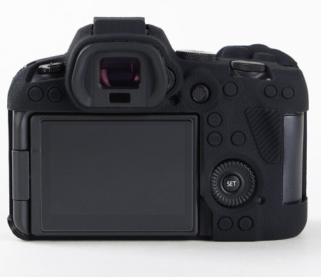Чехол силиконовый для Canon EOS R6 чёрный