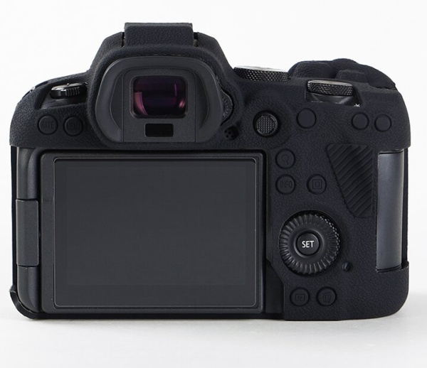 Чехол силиконовый для Canon EOS R6 чёрный