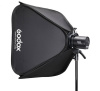 Софтбокс для вспышки Godox S2-type (80х80см) быстроскалдной с сотовой решеткой