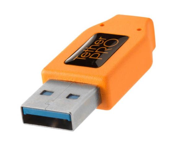 Кабель Tether Tools TetherPro USB 3.0 to USB Micro-B 4.6m Orange [CU5454]