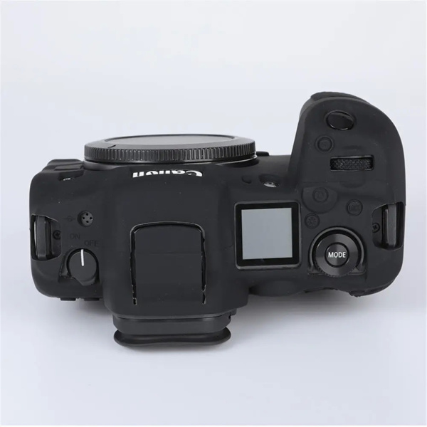 Чехол силиконовый для Canon EOS R5 чёрный