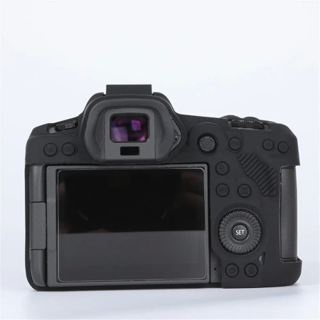 Чехол силиконовый для Canon EOS R5 чёрный