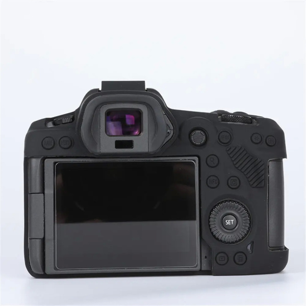 Чехол силиконовый для Canon EOS R5 чёрный