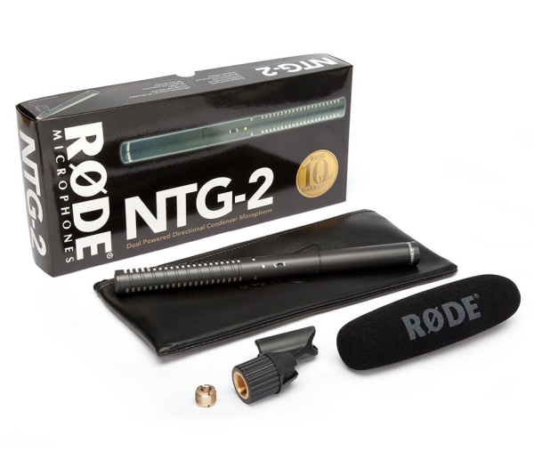 Микрофон Rode NTG-2, направленный, моно, XLR