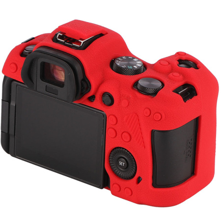 Чехол силиконовый для Canon EOS R6 красный