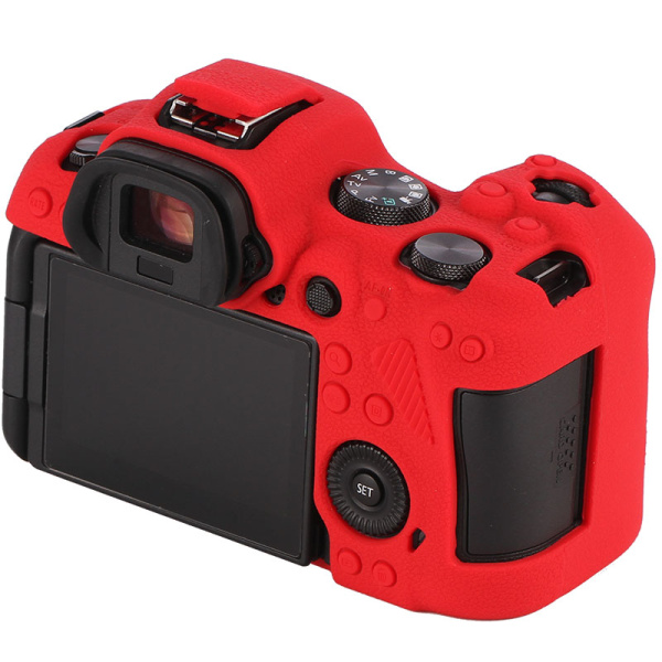 Чехол силиконовый для Canon EOS R6 красный