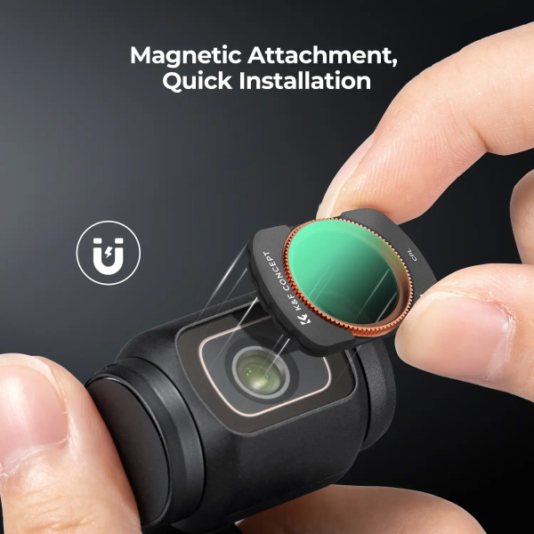 Светофильтр KF Concept CPL для DJI Osmo Pocket 3 KF01.2532