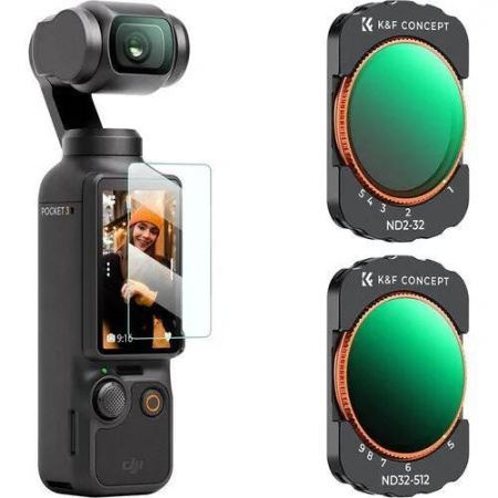 Набор светофильтров KF Concept VND для DJI Osmo Pocket 3 SKU.2105