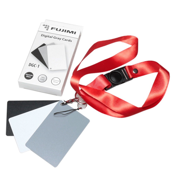 Серая карта для баланса белого Fujimi DGC-1 5*8см