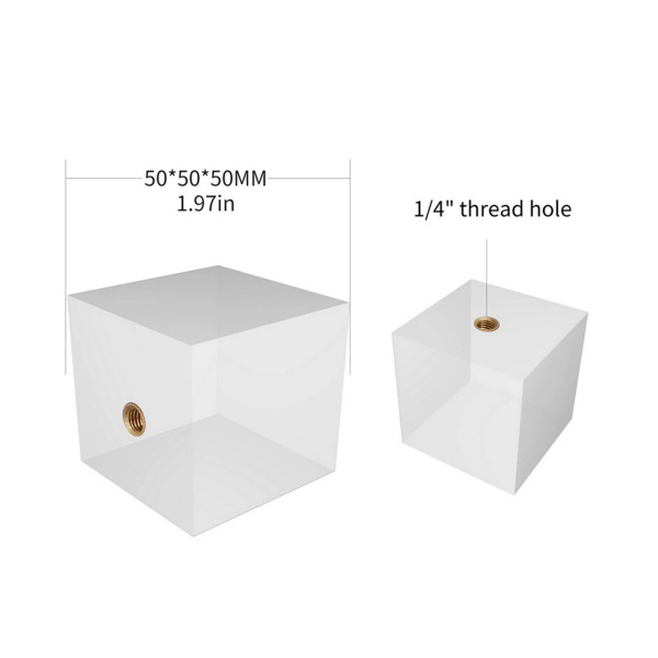 Кристалл для фотографирования куб Square pro резьба 1\4"