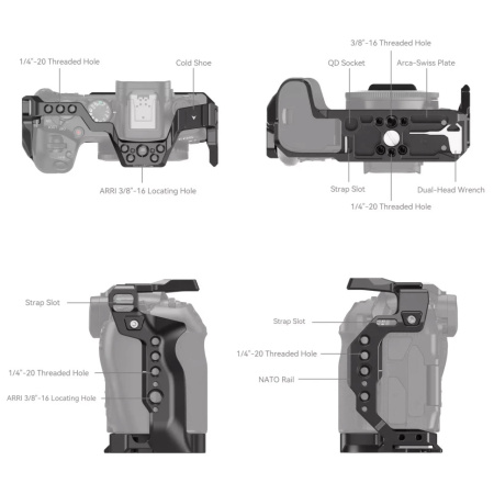 Клетка Smallrig 4212 для Canon EOS R8