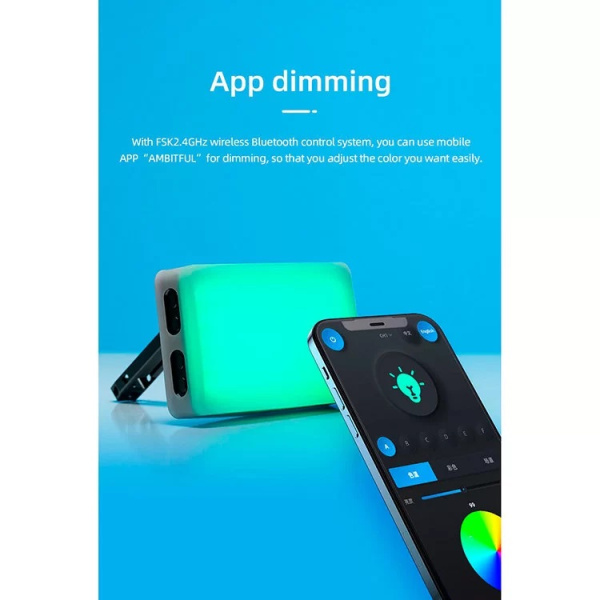 Накамерный свет DigitalFoto A1 RGB, 2500-8500K