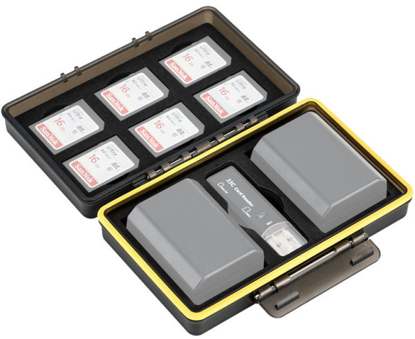 Кейс JJC BC-3SD6 для карт памяти, аккумуляторов