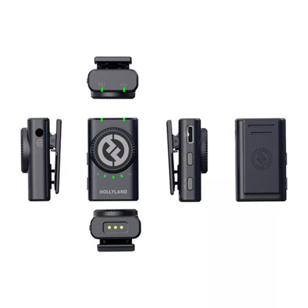 Беспроводная микрофонная система Hollyland Lark M2 Combo USB-C/Lightning
