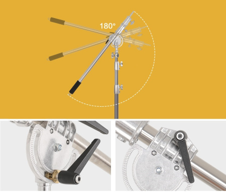 Перекладина наклонной стойки New Vision "журавль" 94-232см