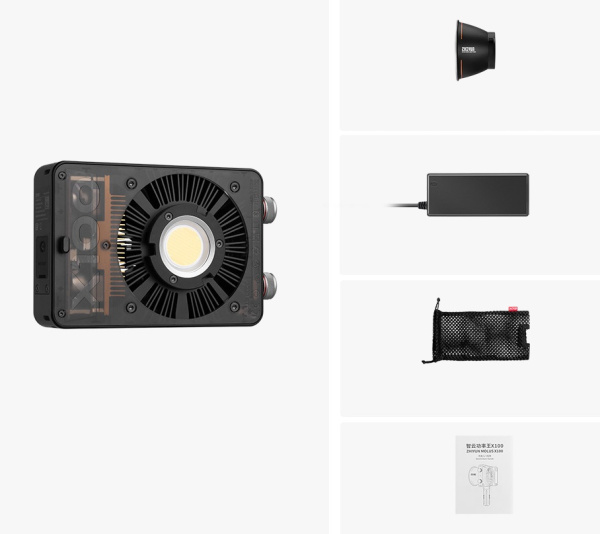 Осветитель светодиодный Zhiyun Molus X100 100Вт, 2700-6500К