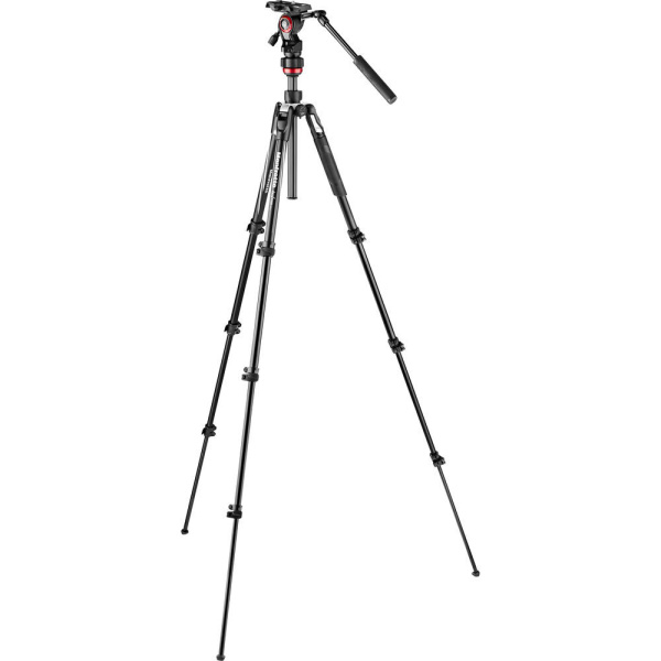 Штатив Manfrotto MVKBFRL-LIVE Befree Live Lever с видеоголовой, алюм, черный