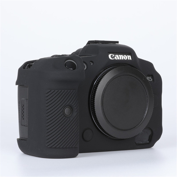 Чехол силиконовый для Canon EOS R5 чёрный