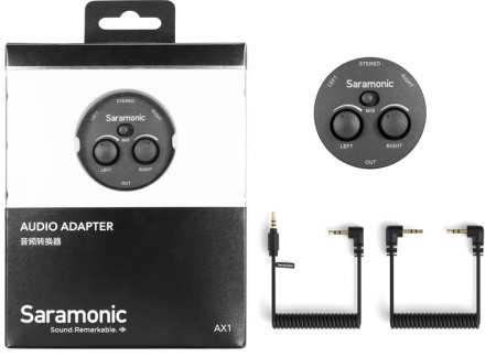 Микшер двухканальный Saramonic AX1 3.5мм